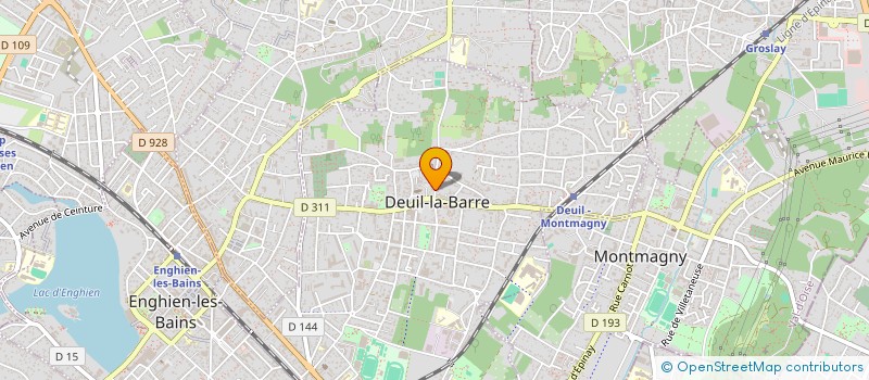 localisation de l'entreprise MONSIEUR WILFRIED DJODI à DEUIL-LA-BARRE