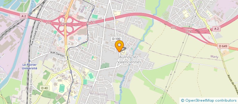 localisation de l'entreprise MONSIEUR WILFRIED DOUVRY  AULNOY-LEZ-VALENCIENNES