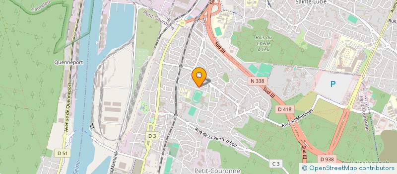 localisation de l'entreprise MONSIEUR WILFRIED DUFOUR  PETIT-COURONNE