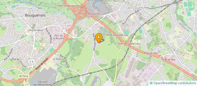 localisation de l'entreprise MONSIEUR WILFRIED ELFORDY  PLEMY