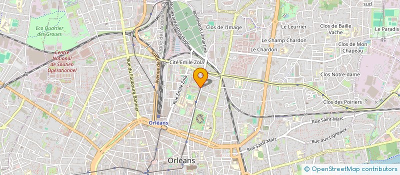 localisation de l'entreprise MONSIEUR WILFRIED FAURE à ORLEANS