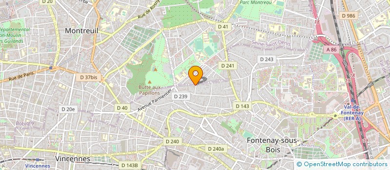 localisation de l'entreprise MONSIEUR WILFRIED FLORENTIN à FONTENAY-SOUS-BOIS