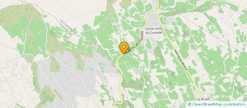 localisation de l'entreprise MONSIEUR WILFRIED FOUCAULT  LE CASTELLET