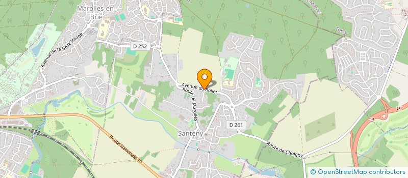 localisation de l'entreprise MONSIEUR WILFRIED FREDERIC SCEUTENAIRE  SANTENY