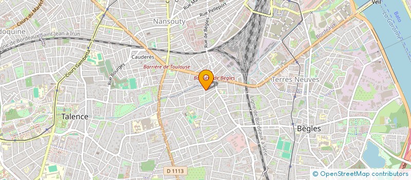 localisation de l'entreprise MONSIEUR WILFRIED GAIRIN à BEGLES