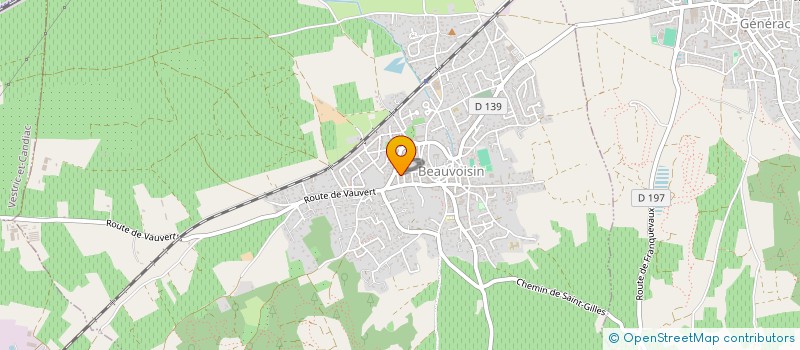 localisation de l'entreprise MONSIEUR WILFRIED GAYRAUD  BEAUVOISIN