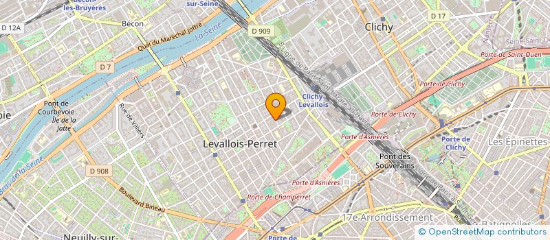 localisation de l'entreprise MONSIEUR WILFRIED GENDARME à LEVALLOIS-PERRET
