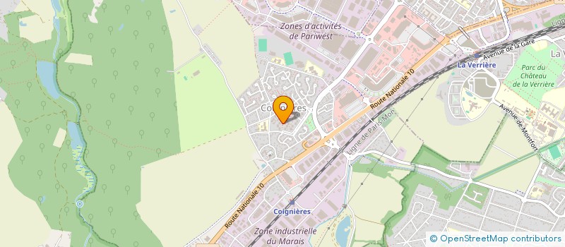 localisation de l'entreprise MONSIEUR WILFRIED GIRARD  COIGNIERES