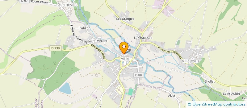 localisation de l'entreprise MONSIEUR WILFRIED GIRAUD à LA CHAPELLE