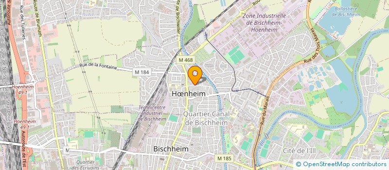 localisation de l'entreprise MONSIEUR WILFRIED GREGOIRE  HNHEIM