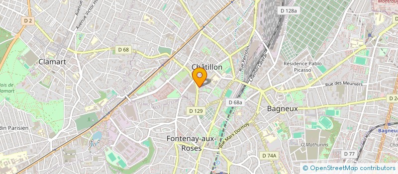 localisation de l'entreprise MONSIEUR WILFRIED GRESSER à CHATILLON