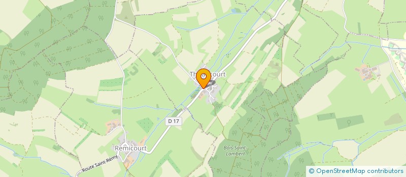 localisation de l'entreprise MONSIEUR WILFRIED GUILLOT  THIRAUCOURT