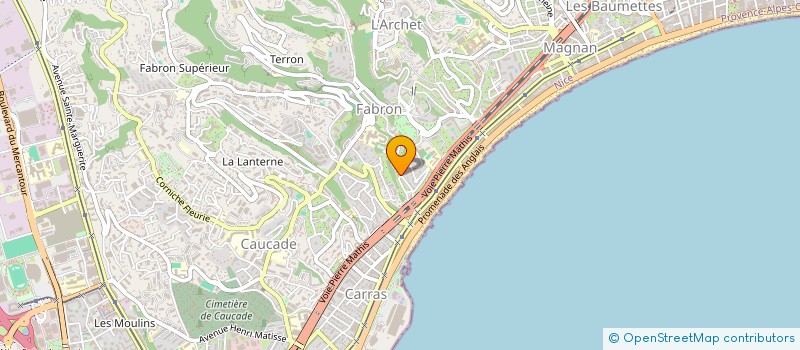 localisation de l'entreprise MONSIEUR WILFRIED GUIOT à NICE
