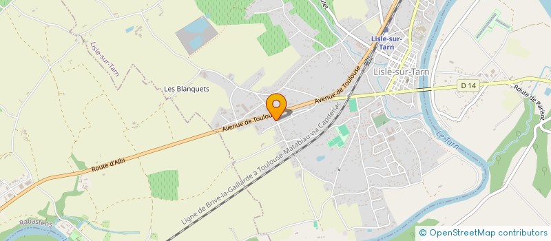 localisation de l'entreprise MONSIEUR WILFRIED HEUMANN à LISLE-SUR-TARN