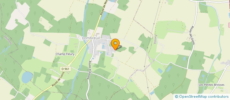 localisation de l'entreprise MONSIEUR WILFRIED HIVET  LOMBREUIL