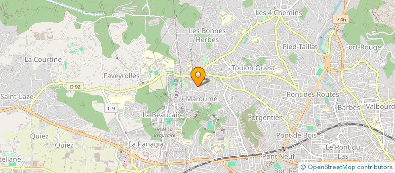 localisation de l'entreprise MONSIEUR WILFRIED HOLAY  TOULON