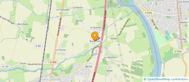 localisation de l'entreprise MONSIEUR WILFRIED HOUILLON  SAINT-GEORGES-DE-RENEINS