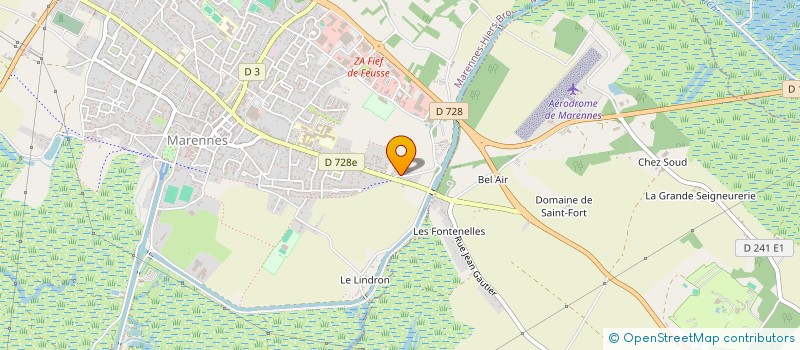 localisation de l'entreprise MONSIEUR WILFRIED HUE  MARENNES-HIERS-BROUAGE