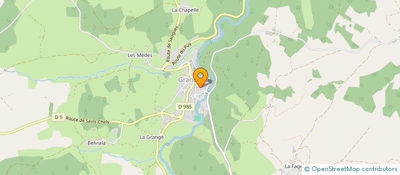 localisation de l'entreprise MONSIEUR WILFRIED HUGONI  GRANDRIEU