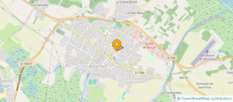 localisation de l'entreprise MONSIEUR WILFRIED JONEAU  MARENNES-HIERS-BROUAGE