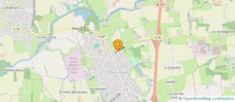 localisation de l'entreprise MONSIEUR WILFRIED JOUSSELIN  PONT-PEAN