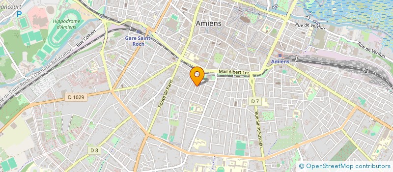 localisation de l'entreprise MONSIEUR WILFRIED KETCHA  AMIENS