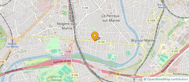 localisation de l'entreprise MONSIEUR WILFRIED KOUASSI  LE PERREUX-SUR-MARNE