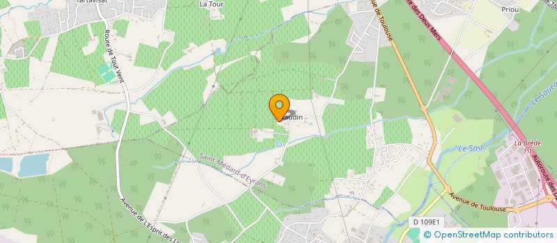 localisation de l'entreprise MONSIEUR WILFRIED LABOURIE  SAINT-MEDARD-D'EYRANS