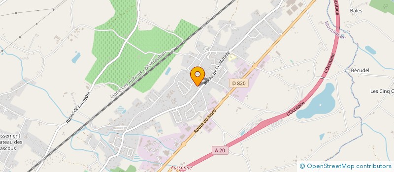 localisation de l'entreprise MONSIEUR WILFRIED LAGARDE à MONTAUBAN