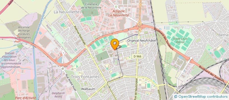 localisation de l'entreprise MONSIEUR WILFRIED LAMBERT  REIMS