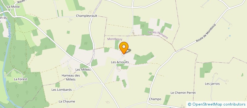localisation de l'entreprise MONSIEUR WILFRIED LAVAIL à MONTBOUY