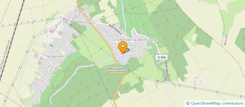 localisation de l'entreprise MONSIEUR WILFRIED LAVOINE à NESLES-LA-MONTAGNE