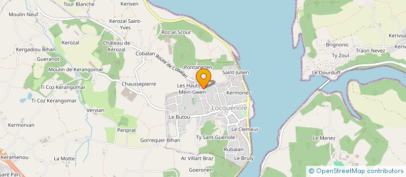 localisation de l'entreprise MONSIEUR WILFRIED LEBRAULT-MOREAU-DELAVAULT  LOCQUENOLE