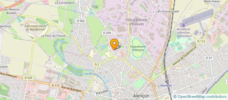 localisation de l'entreprise MONSIEUR WILFRIED LECOMTE à ALENCON