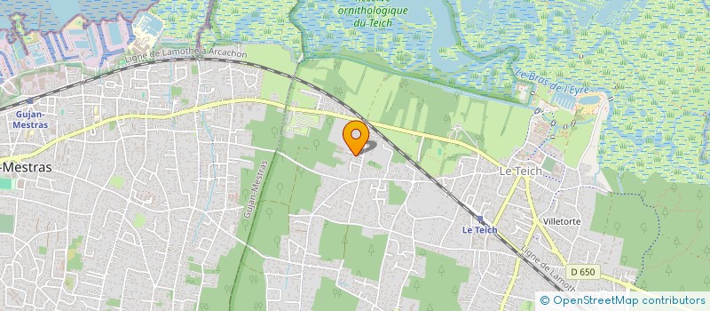 localisation de l'entreprise MONSIEUR WILFRIED LECOMTE  LE TEICH