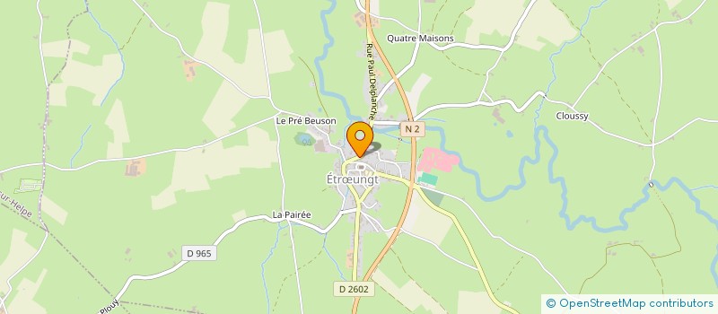 localisation de l'entreprise MONSIEUR WILFRIED LELEU  ETRUNGT