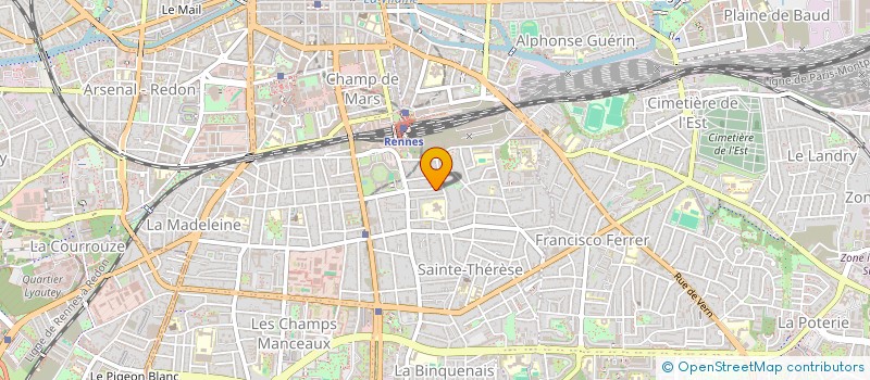 localisation de l'entreprise MONSIEUR WILFRIED LEPELLEY  RENNES