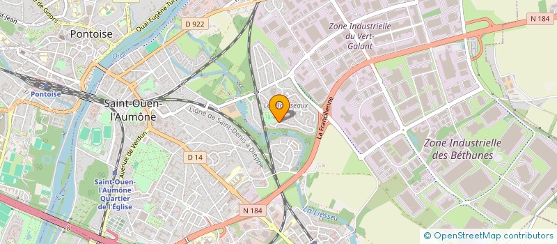 localisation de l'entreprise MONSIEUR WILFRIED LINANT à SAINT-OUEN-L'AUMONE