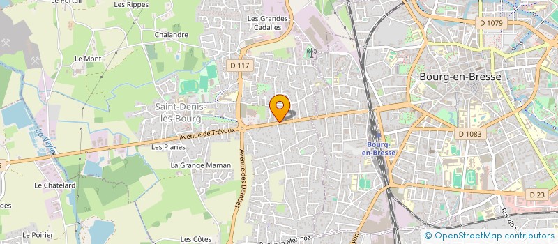 localisation de l'entreprise MONSIEUR WILFRIED MARTIN  SAINT-DENIS-LES-BOURG