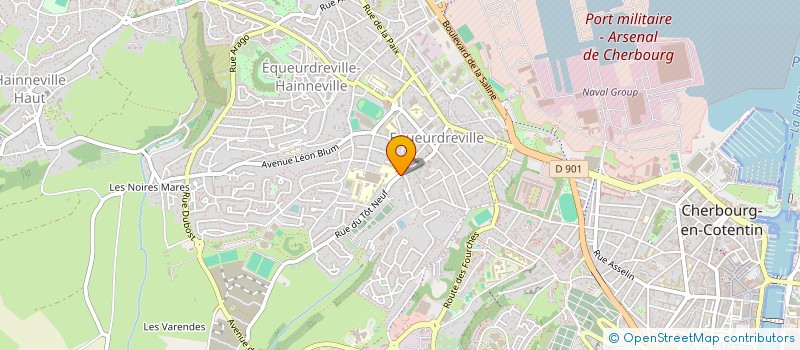 localisation de l'entreprise MONSIEUR WILFRIED MESLIN  CHERBOURG-EN-COTENTIN