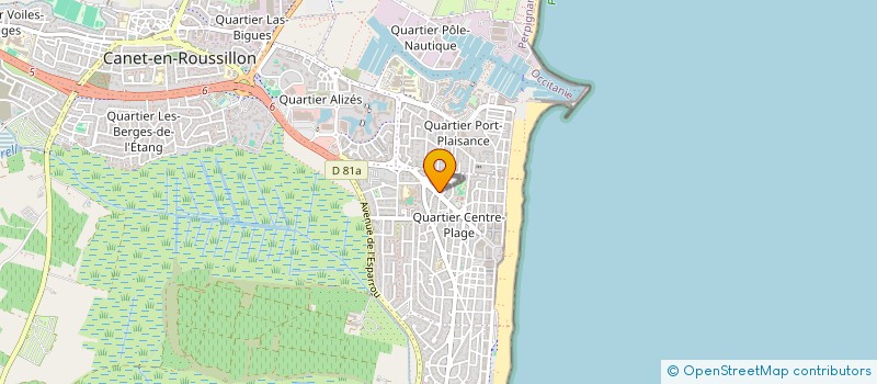 localisation de l'entreprise MONSIEUR WILFRIED MEUNIER  CANET-EN-ROUSSILLON