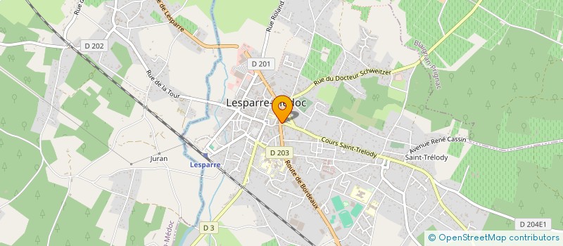 localisation de l'entreprise MONSIEUR WILFRIED MOUTON  LESPARRE-MEDOC