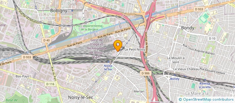 localisation de l'entreprise MONSIEUR WILFRIED N'GUESSAN  NOISY-LE-SEC