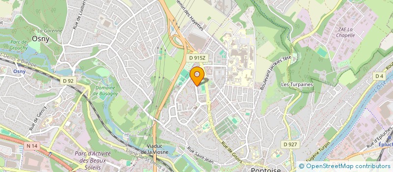 localisation de l'entreprise MONSIEUR WILFRIED NLEND  PONTOISE