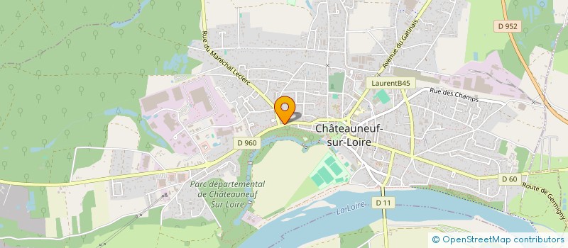 localisation de l'entreprise MONSIEUR WILFRIED NODARI à CHATEAUNEUF-SUR-LOIRE