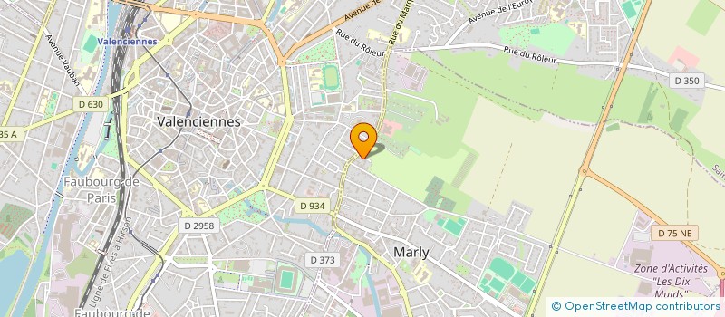 localisation de l'entreprise MONSIEUR WILFRIED PALISSE  MARLY