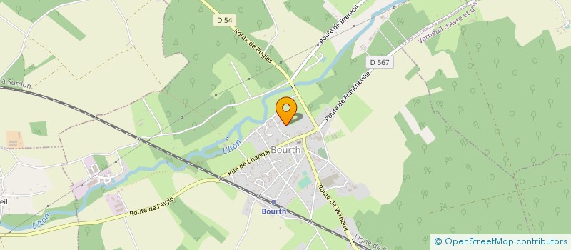 localisation de l'entreprise MONSIEUR WILFRIED PARISSOT  BOURTH