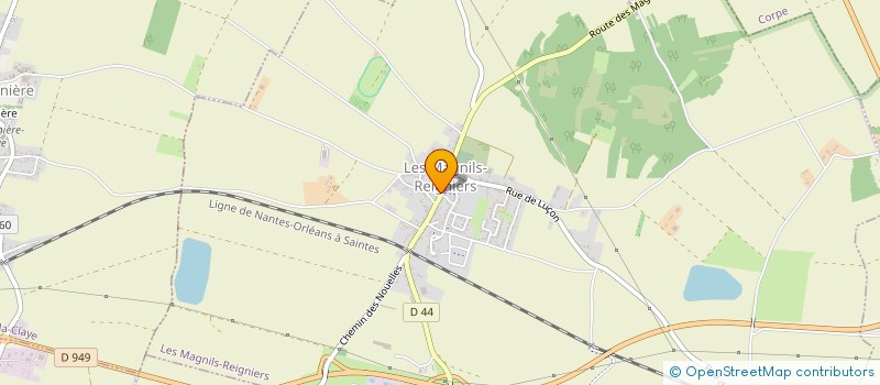 localisation de l'entreprise MONSIEUR WILFRIED PASQUEREAU  LES MAGNILS-REIGNIERS