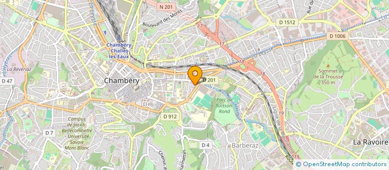 localisation de l'entreprise MONSIEUR WILFRIED PETIT à CHAMBERY