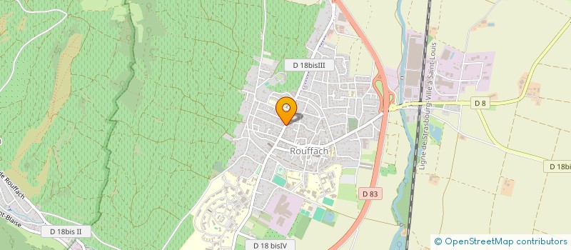 localisation de l'entreprise MONSIEUR WILFRIED PETIT  ROUFFACH